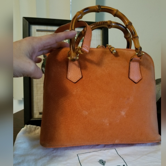 Gucci Tom Ford Diana suede 2 way bag - Picture 4 of 16